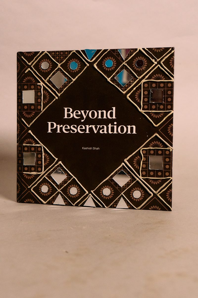 Beyond Preservation book cover with mirror-work detailing