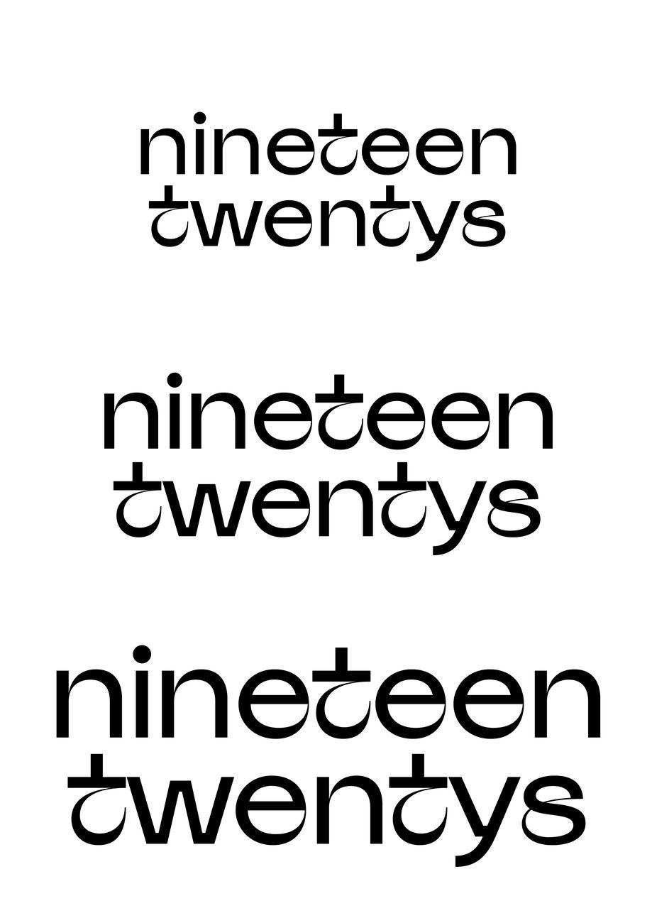 Nineteen Twentys brand asset