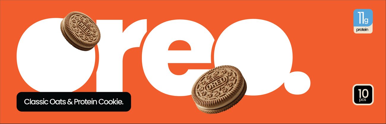 Oreo rebrand mockup