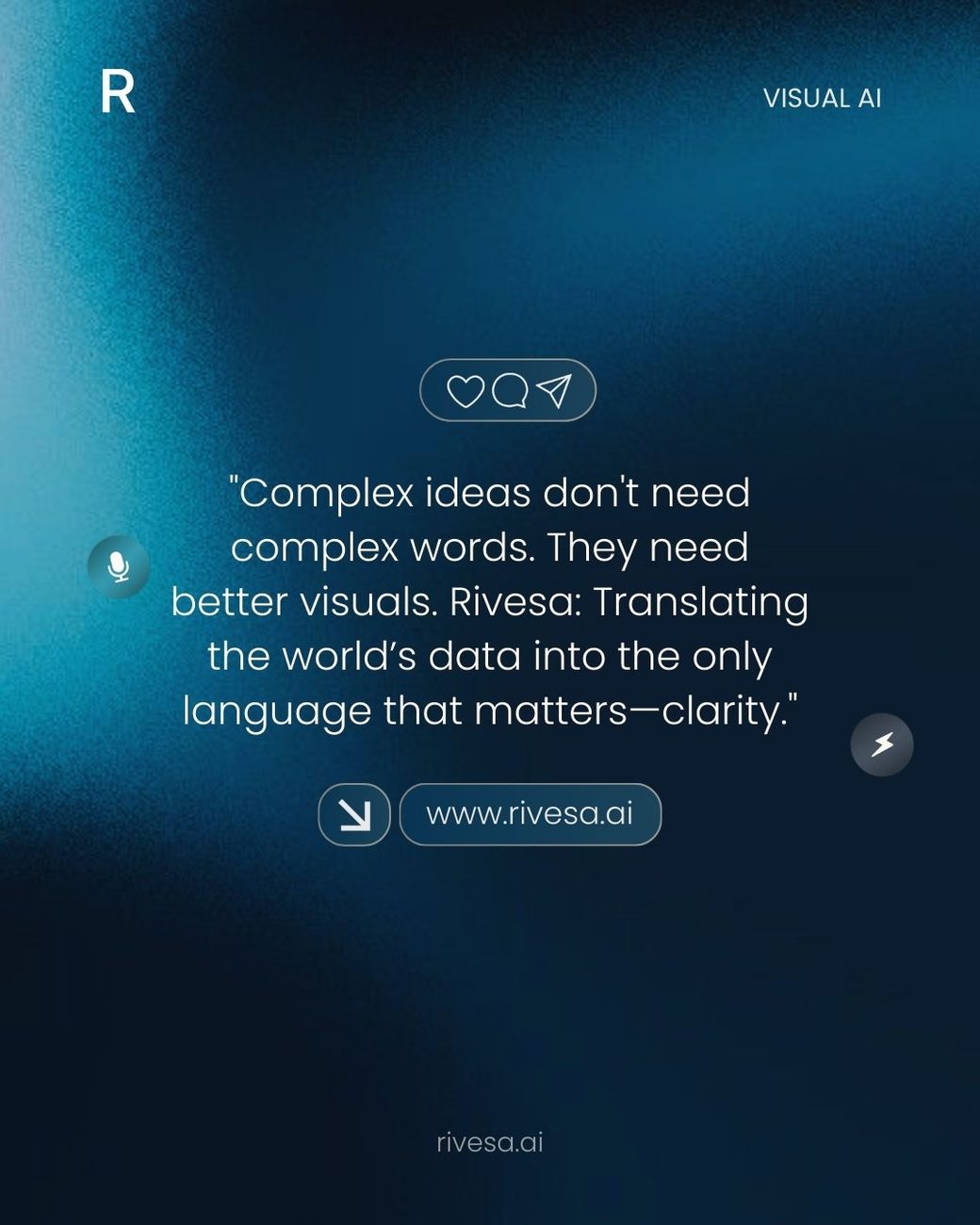 Rivesa social media design