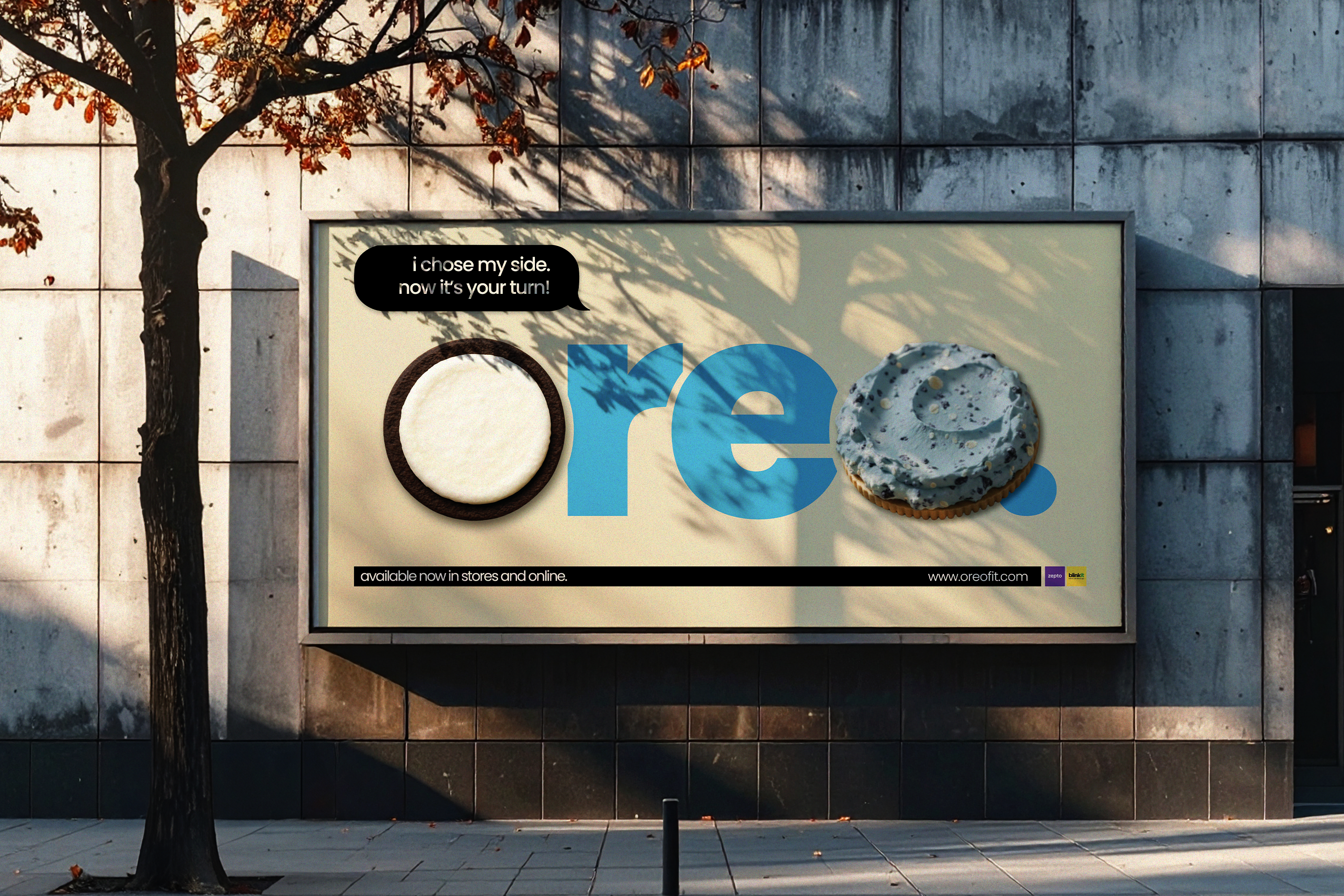 Oreo billboard mockup