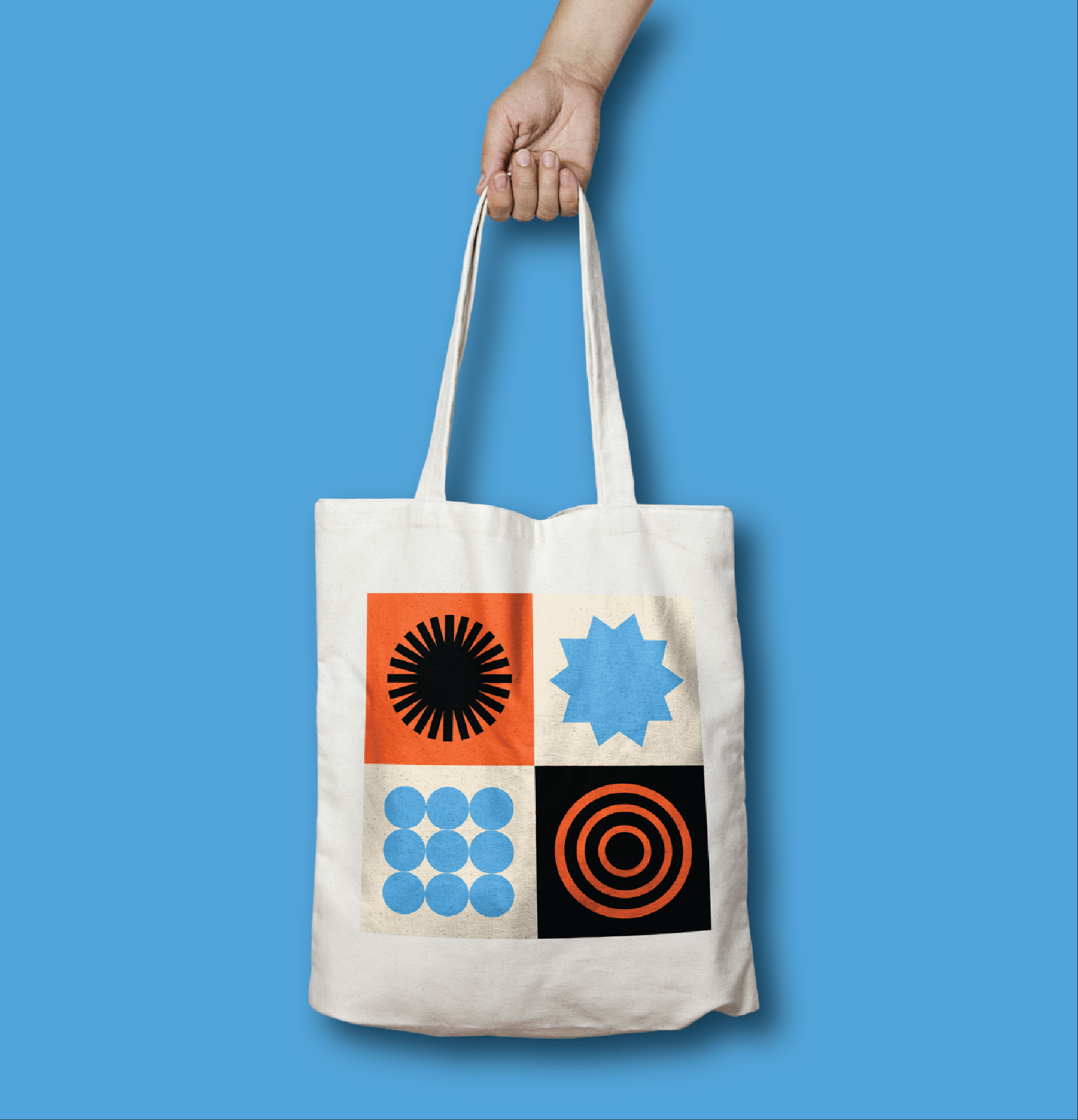 Oreo tote bag mockup